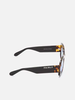 Black Acetate Sunglasses-Carel New