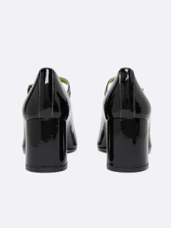 Black And White Patent Leather Mary Janes Pumps-Carel Best Sale
