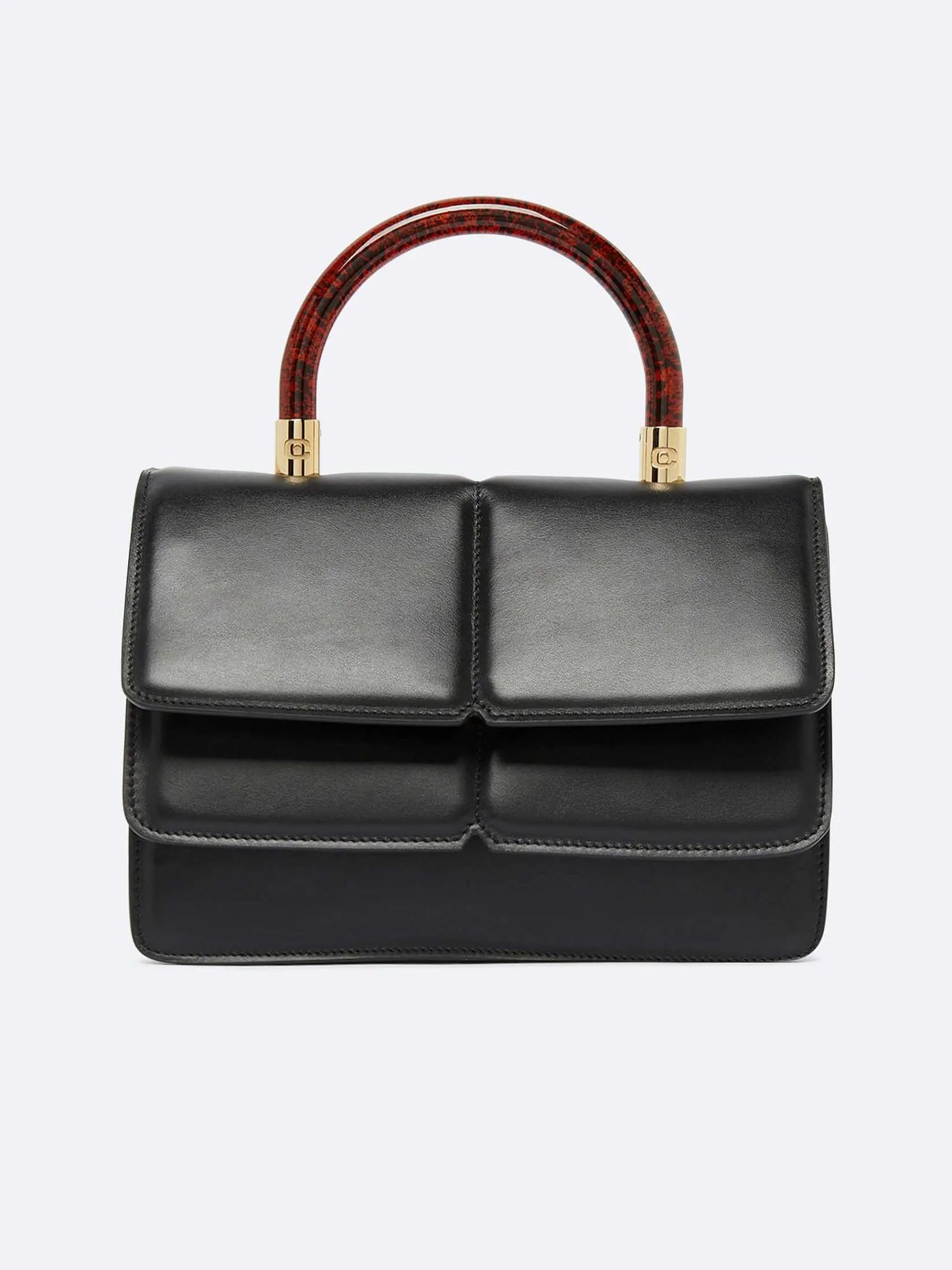 Black Leather Handbag-Carel Best Sale
