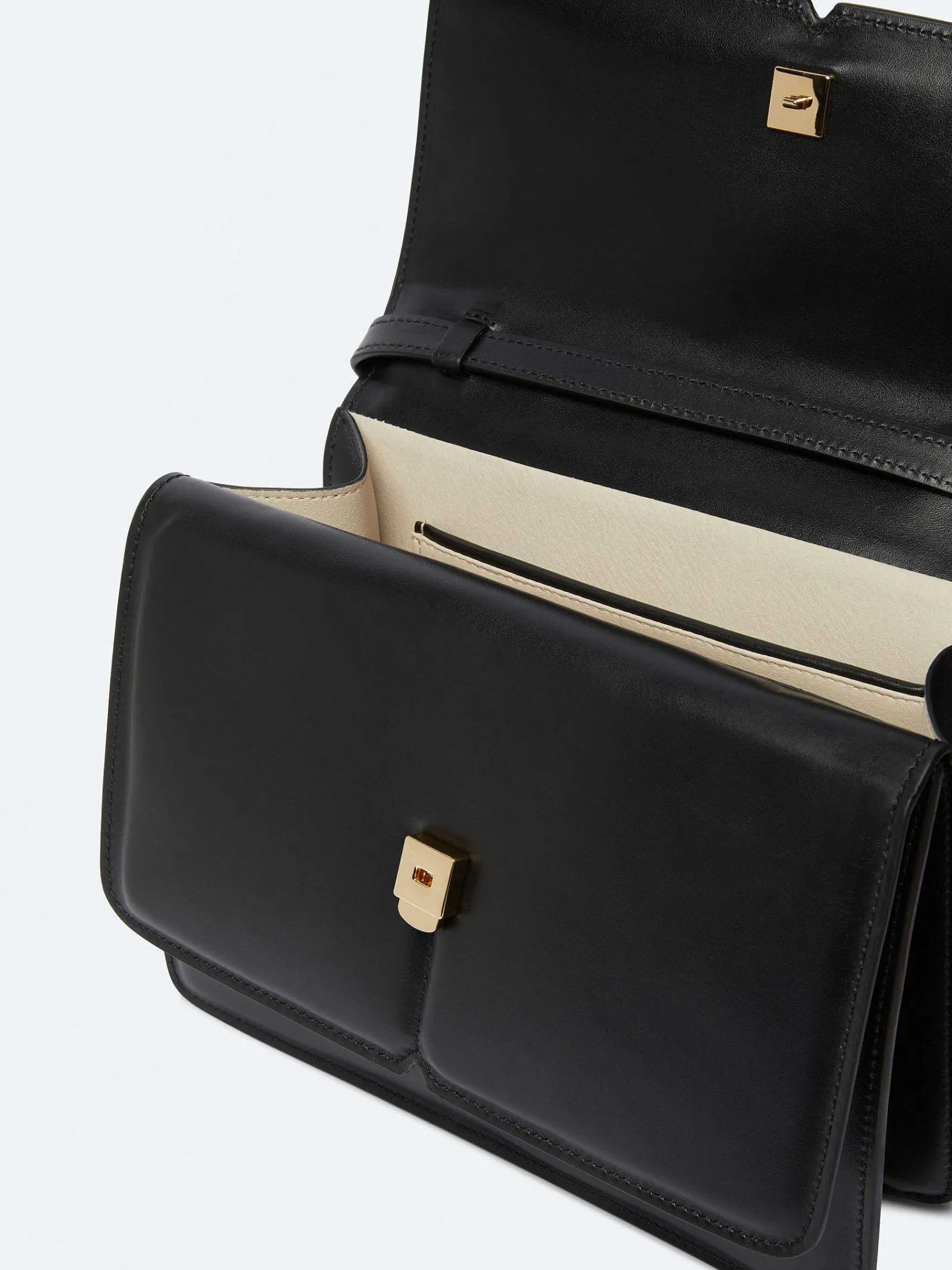 Black Leather Handbag-Carel Best Sale