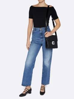 Black Patent Leather Bag-Carel Cheap