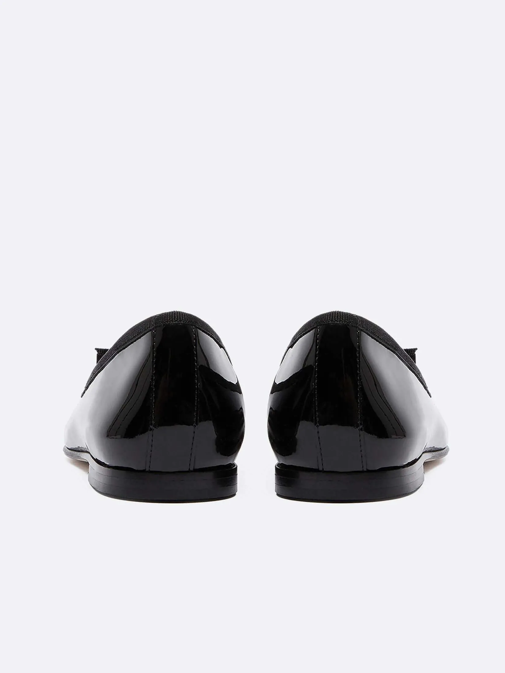 Black Patent Leather Ballet Flats-Carel Fashion