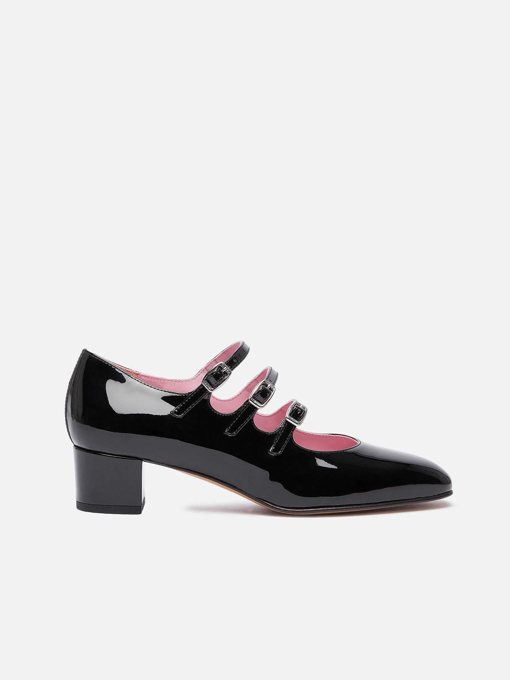 Black Patent Leather Mary Janes Pumps-Carel Best