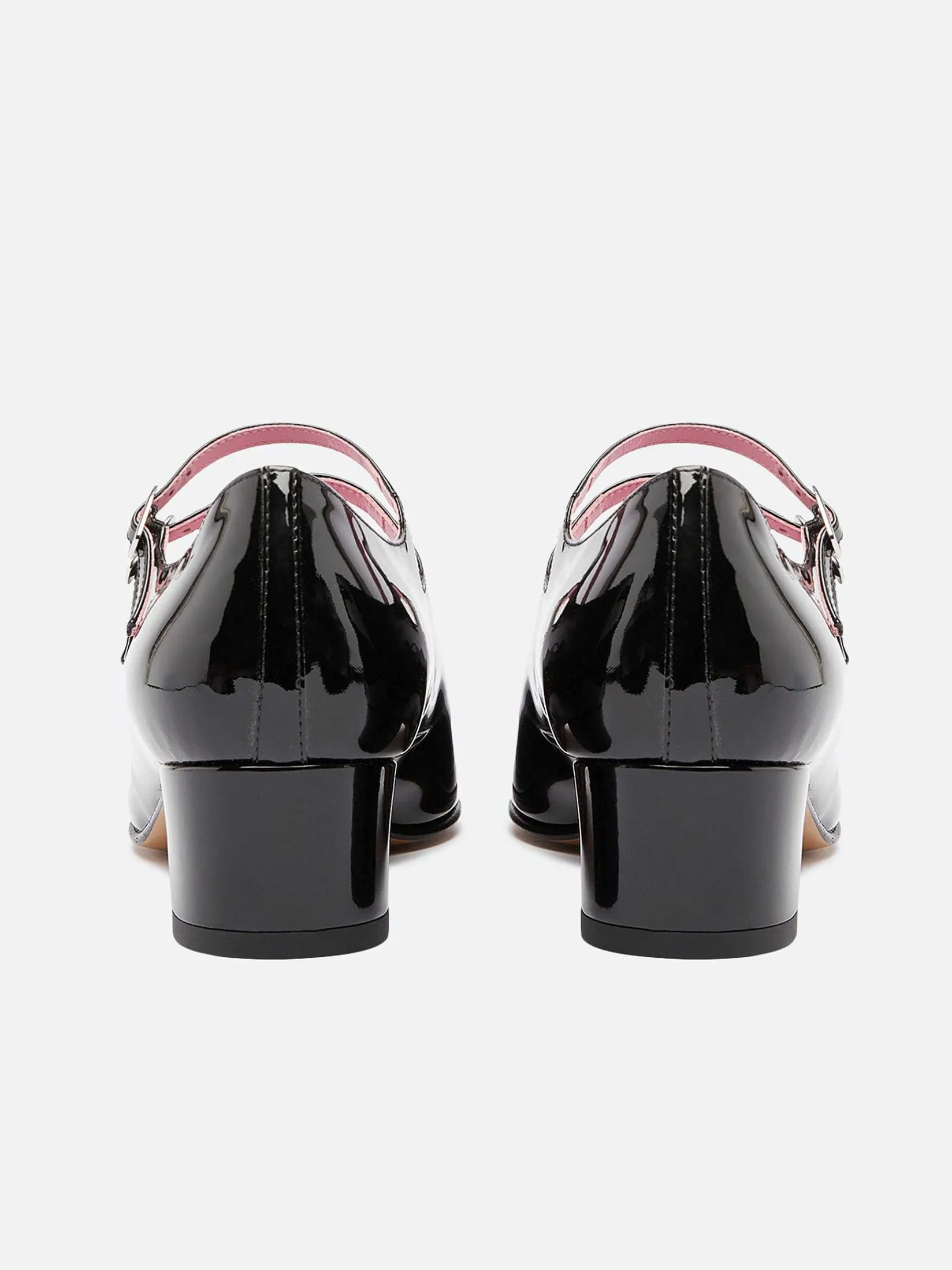 Black Patent Leather Mary Janes Pumps-Carel Best