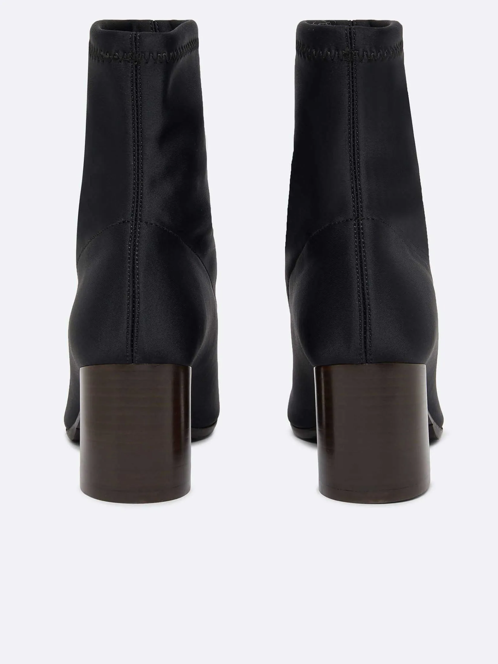 Black Stretch Ankle Boots-Carel New