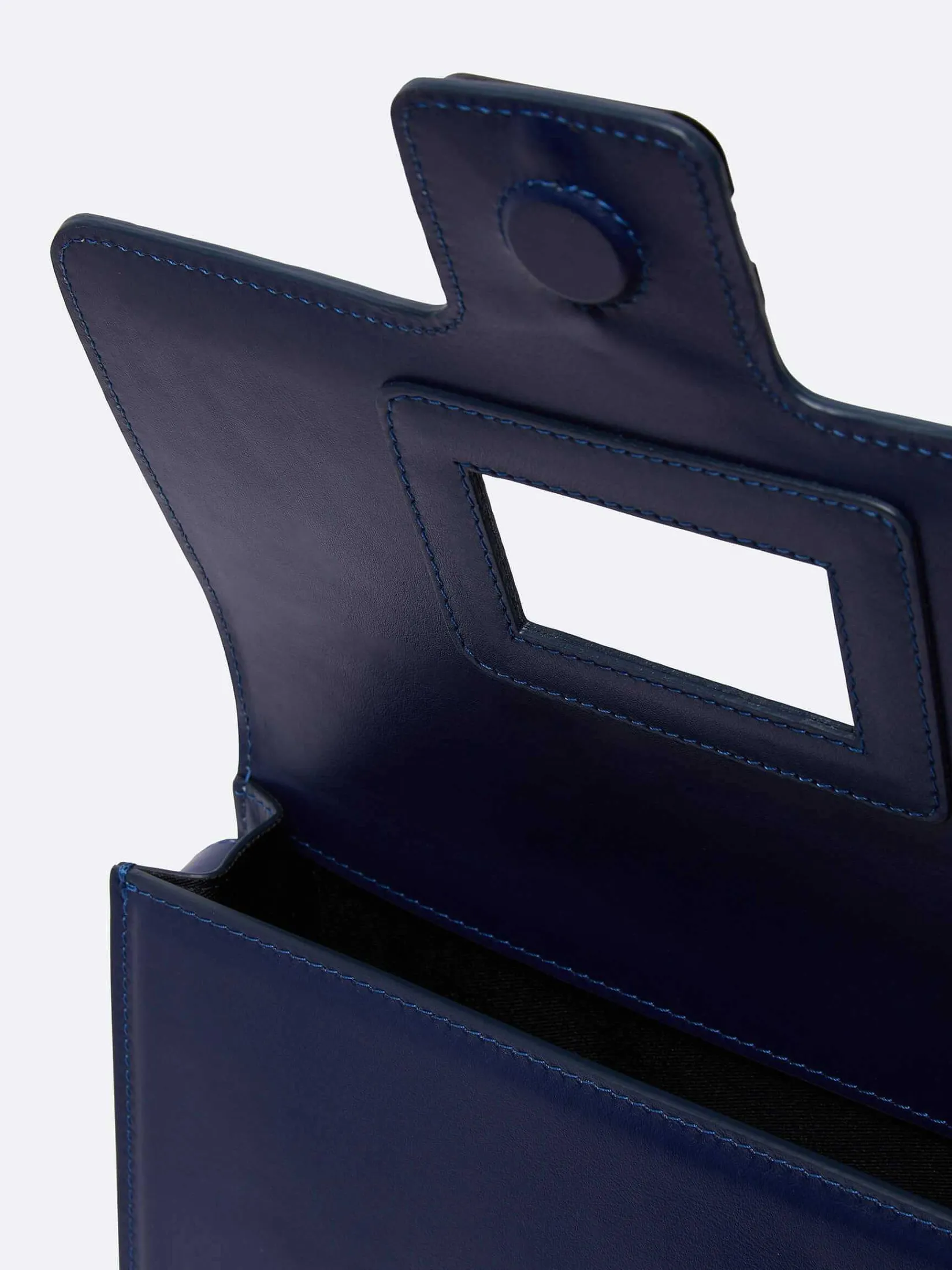 Blue Leather Bag-Carel Store