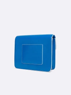 Blue Patent Leather Bag-Carel Shop