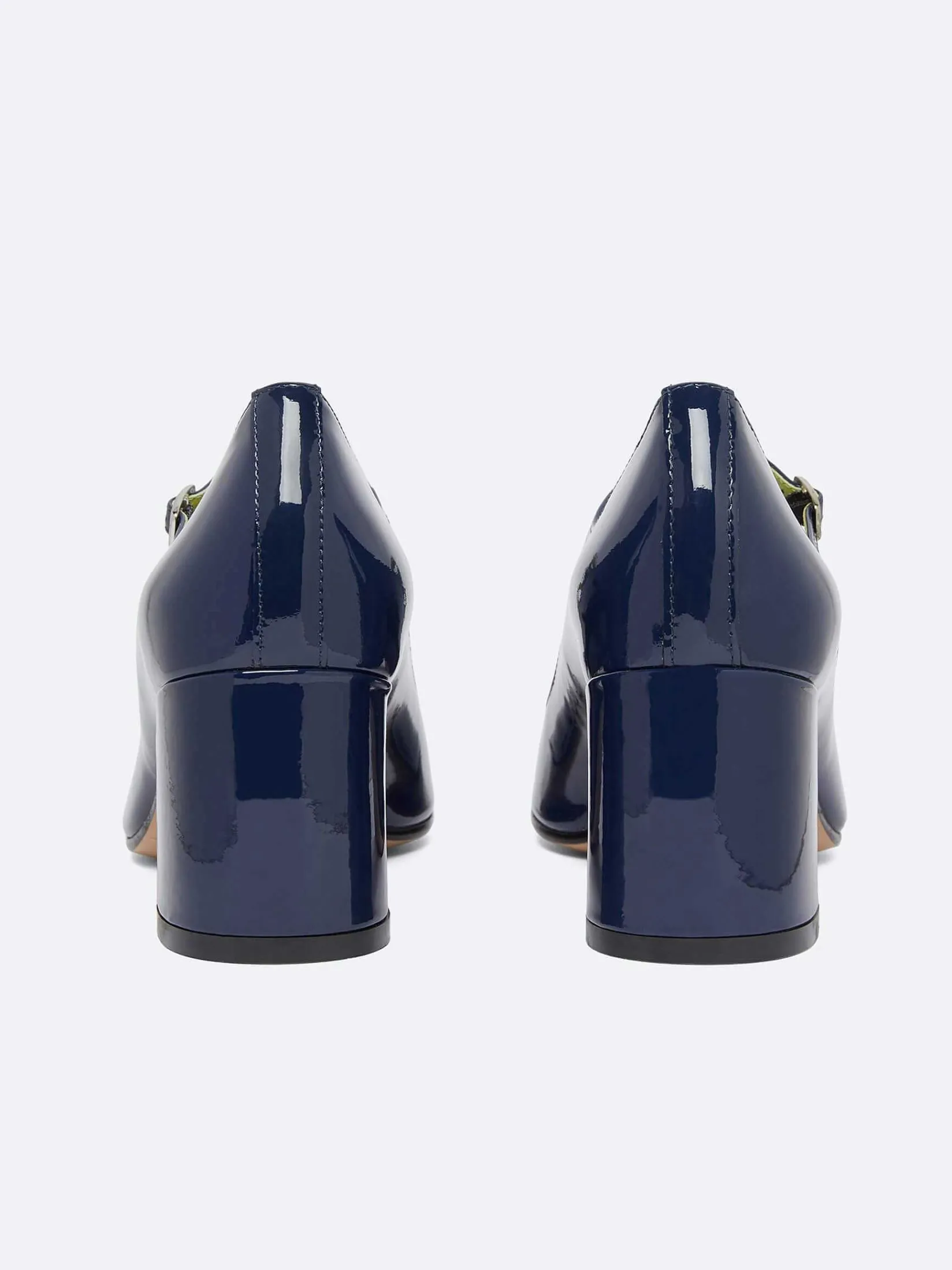 Blue Patent Leather Mary Janes Pumps-Carel Sale
