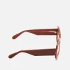 Burgundy Acetate Sunglasses-Carel Fashion