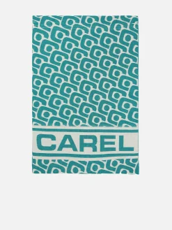 Emerald Jacquard Weave Travel Shoe Bag-Carel Hot