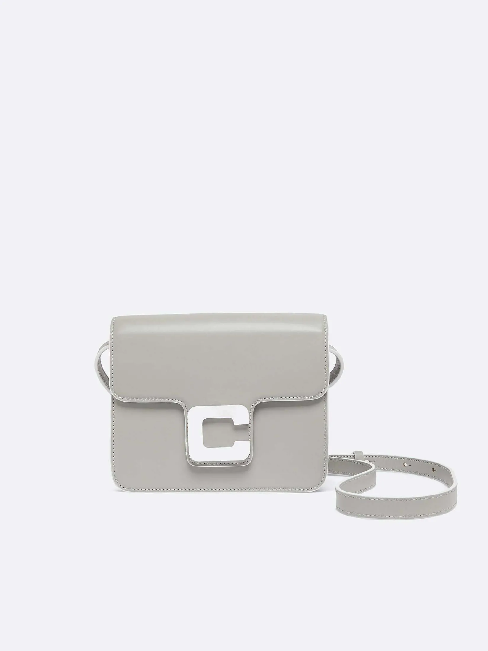 Grey Leather Bag-Carel Sale