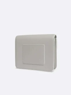 Grey Leather Bag-Carel Sale