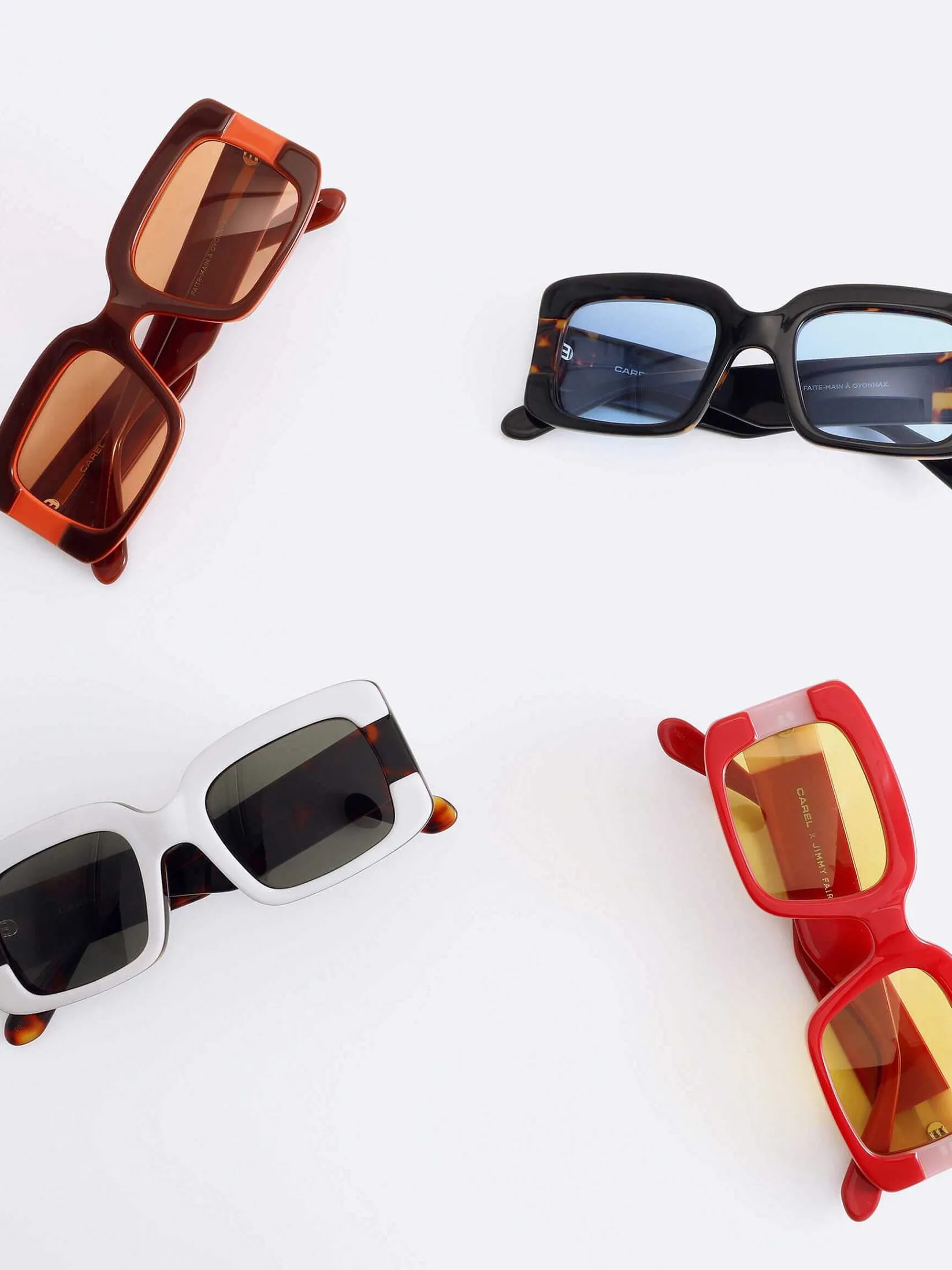 Ivory Acetate Sunglasses-Carel New