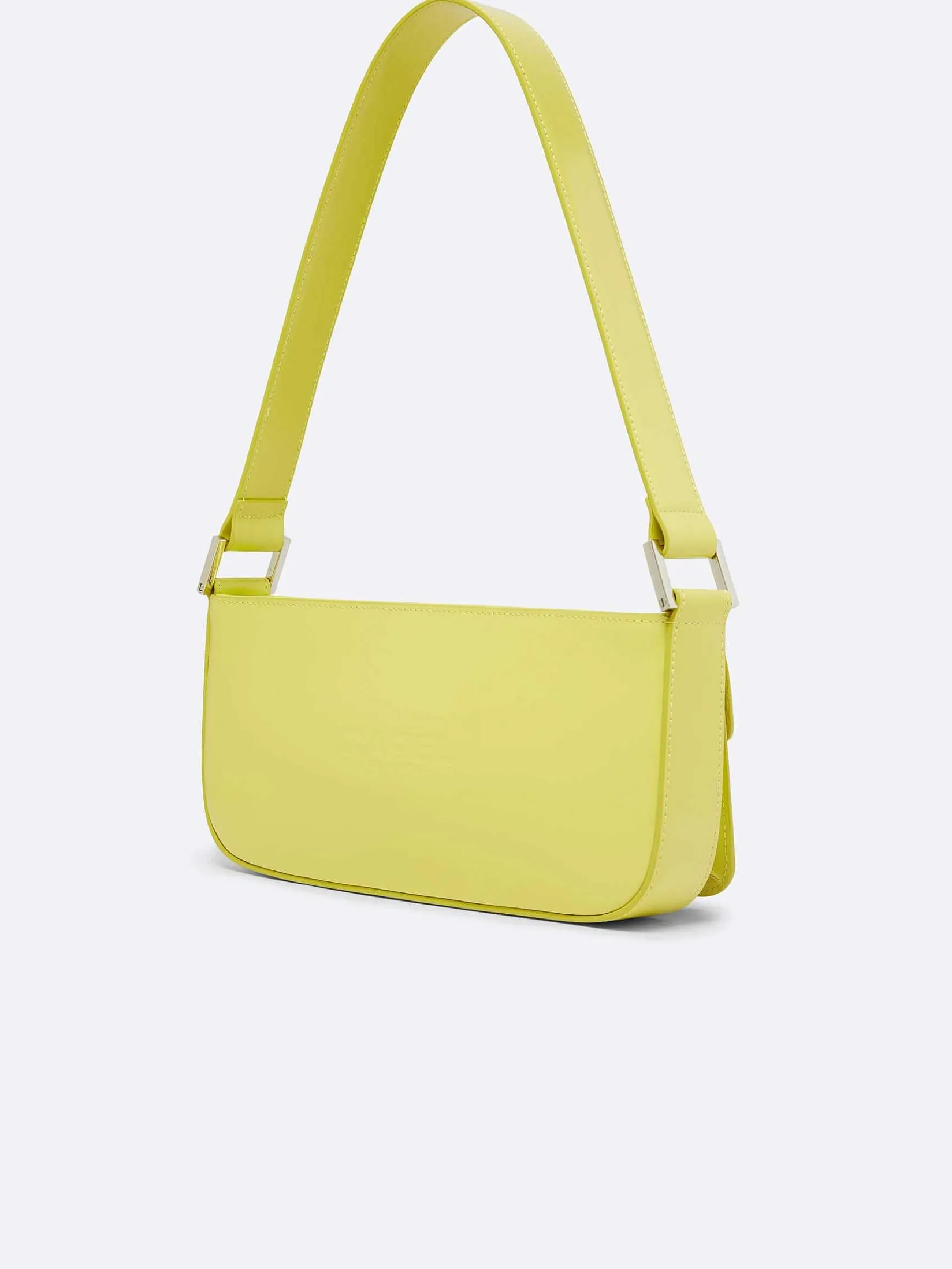 Lemon Green Glossy Leather Bag-Carel Online