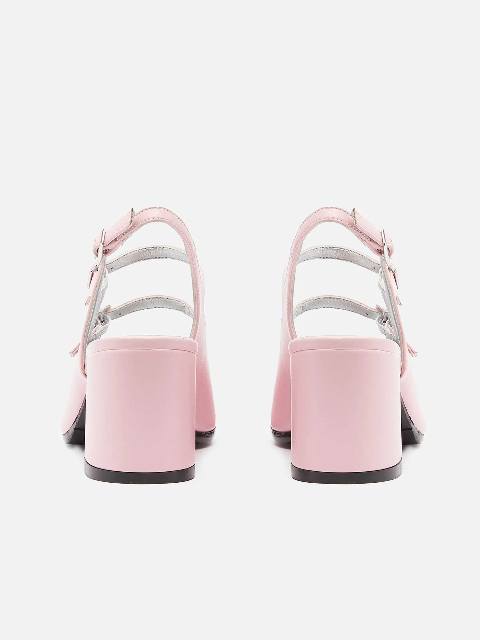 Pink Appleskin Slingback Mary Janes-Carel Sale