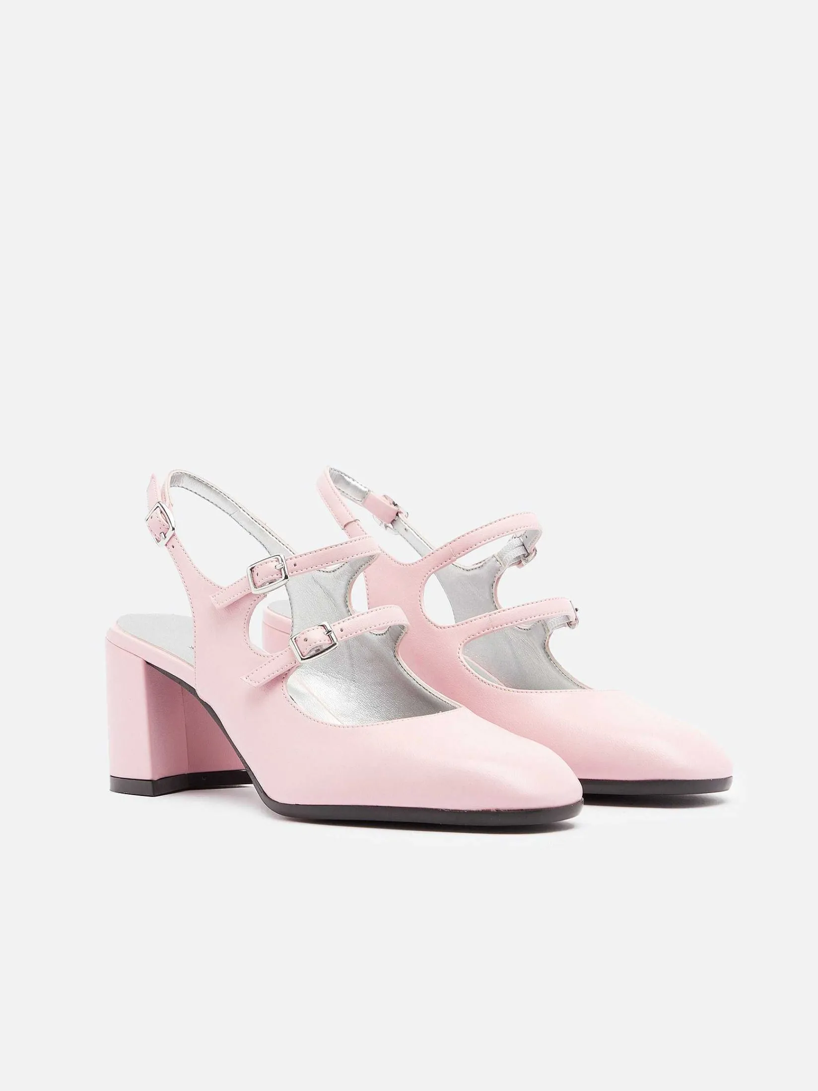 Pink Appleskin Slingback Mary Janes-Carel Sale