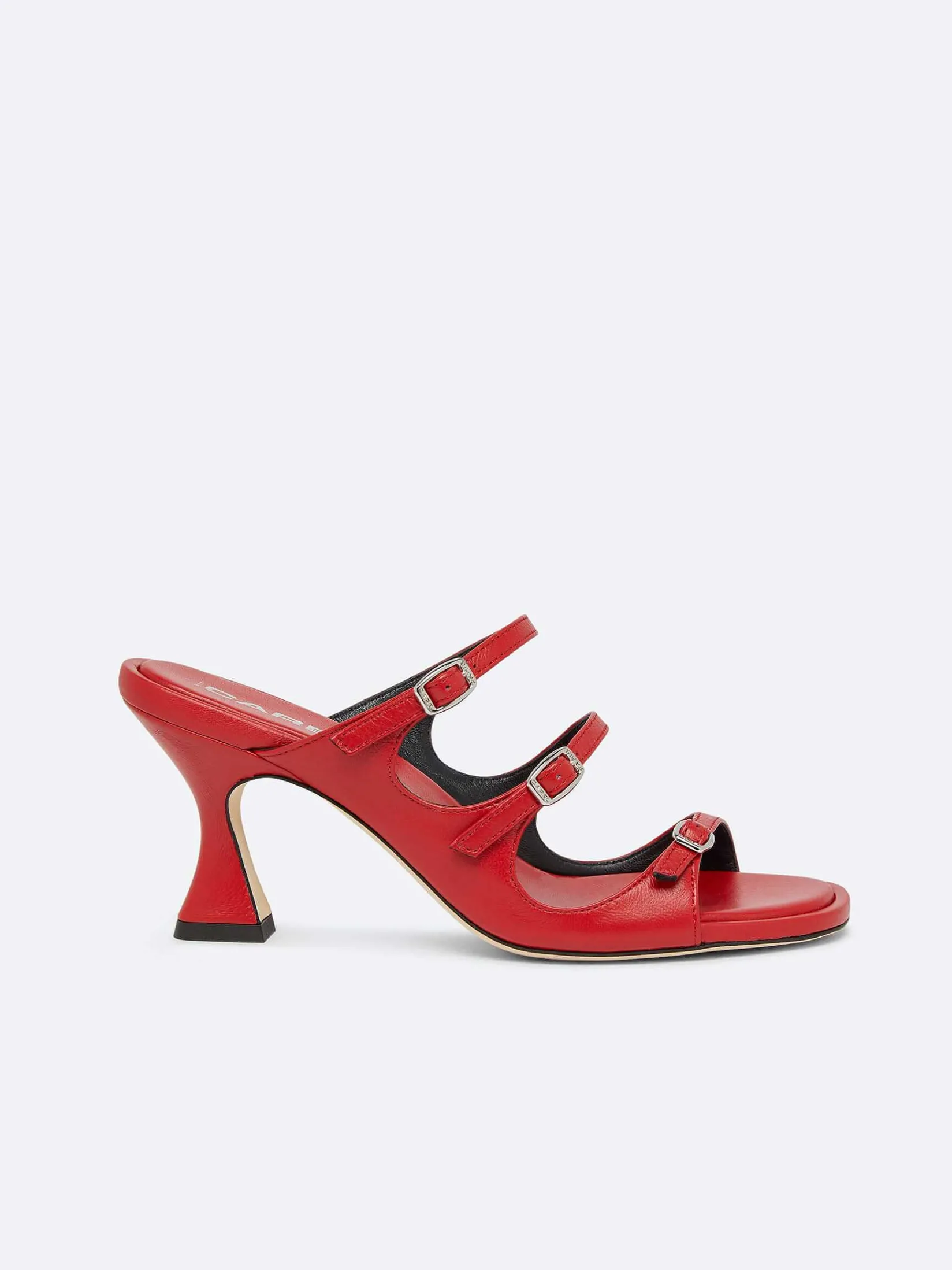 Red Leather Mules-Carel Outlet