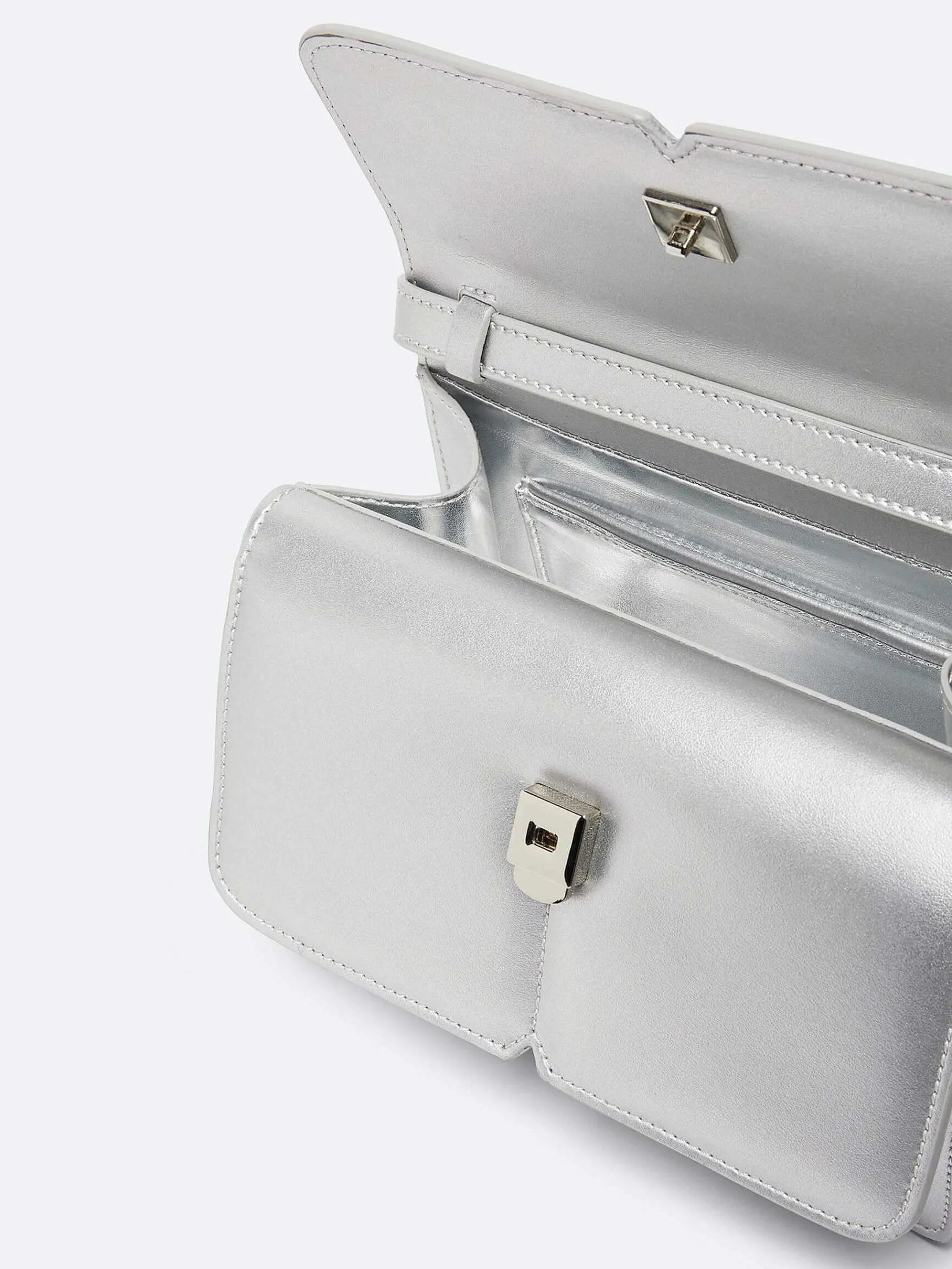 Silver Appleskin Handbag-Carel Online